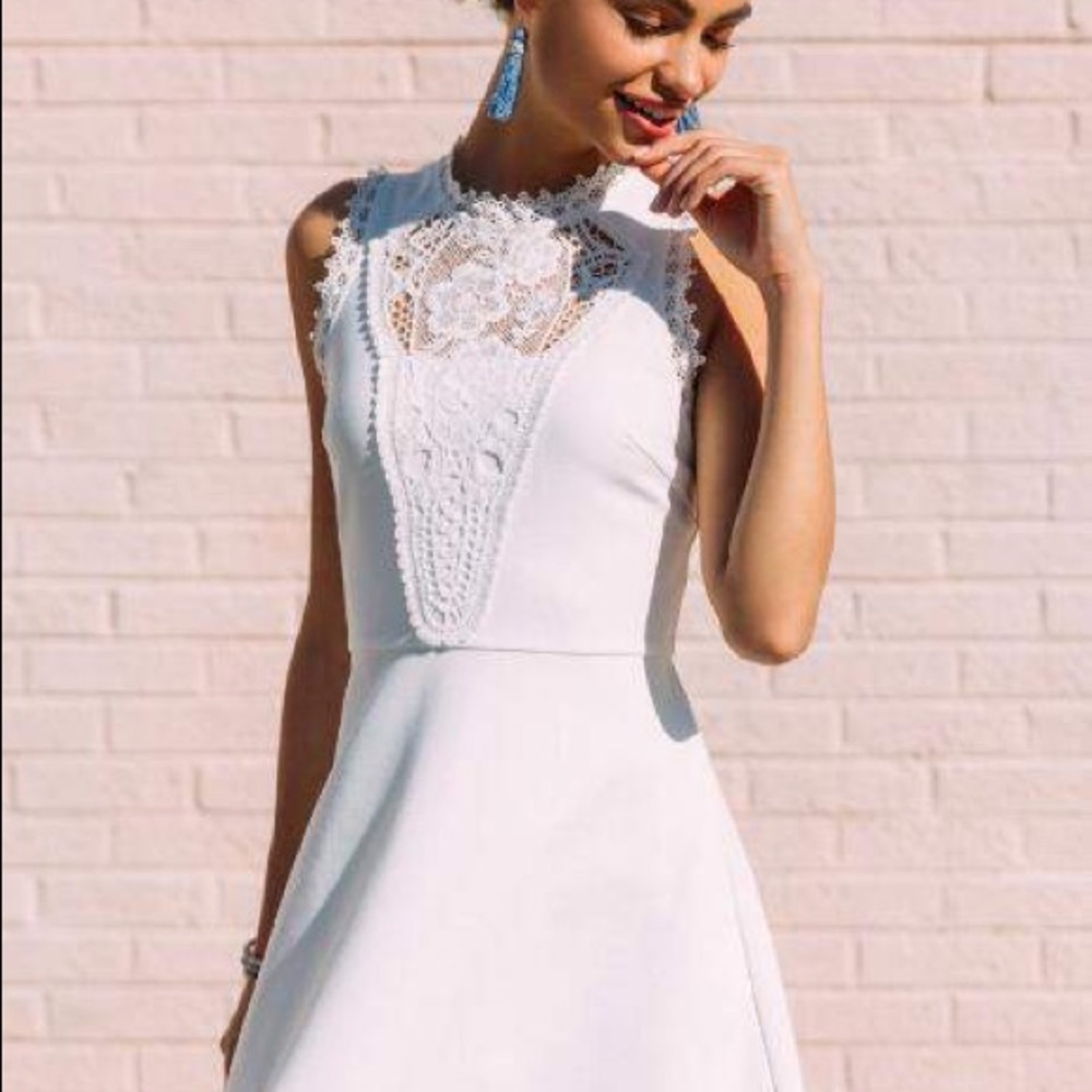 An all white dress